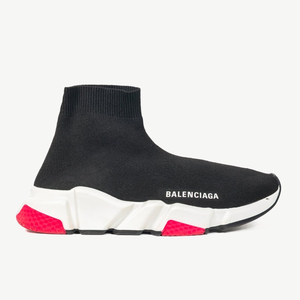 Balenciaga Speed "Black Pink" Knit Sock Trainers
